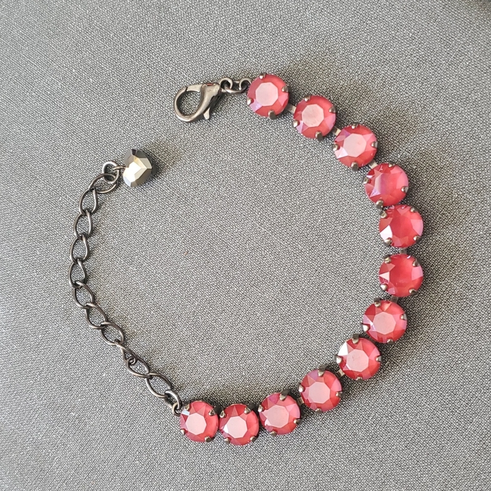 Handmade Swarovski crystal bracelet